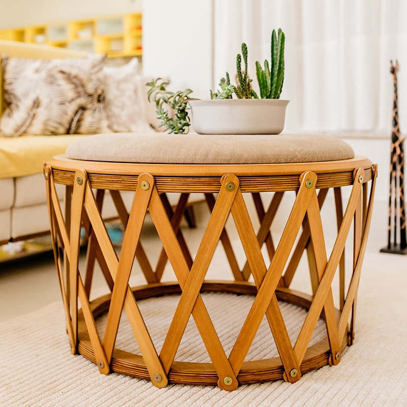 Modern Table in a Living Room