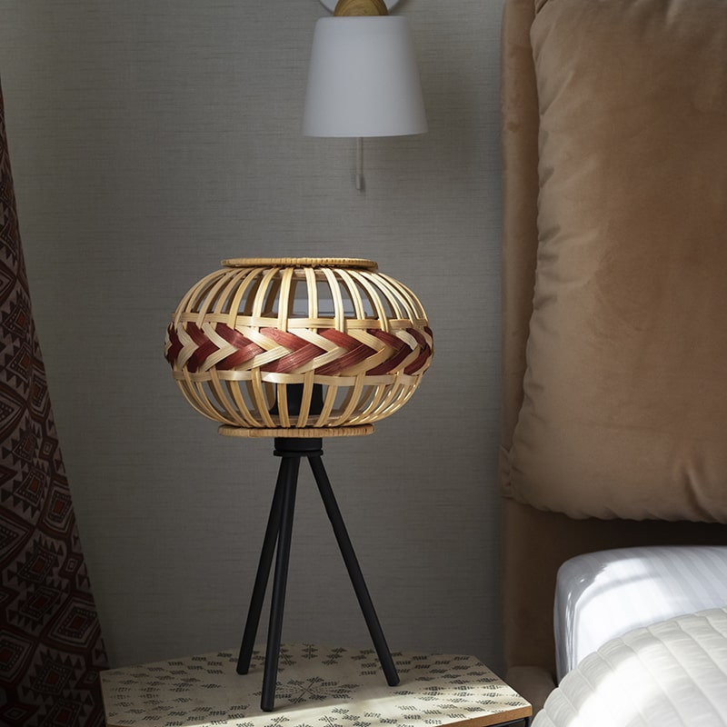 Bedroom View with Bed Arrangement and Décor